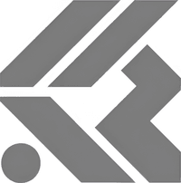 Минималистичный абстрактный логотип компании Самаин Ворота в серых тонах на белом фоне